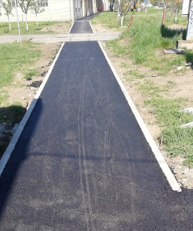 Jedna od najprometnijih ulica u Kovinu dobila nov trotoar